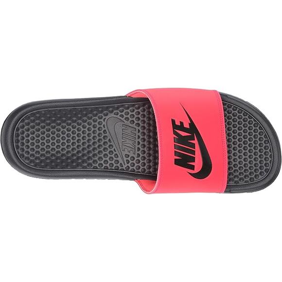 NWT Nike Men\'s Benassi Just Do It Sandal, red Orbit/Black-Anthracite, 13 main image 6